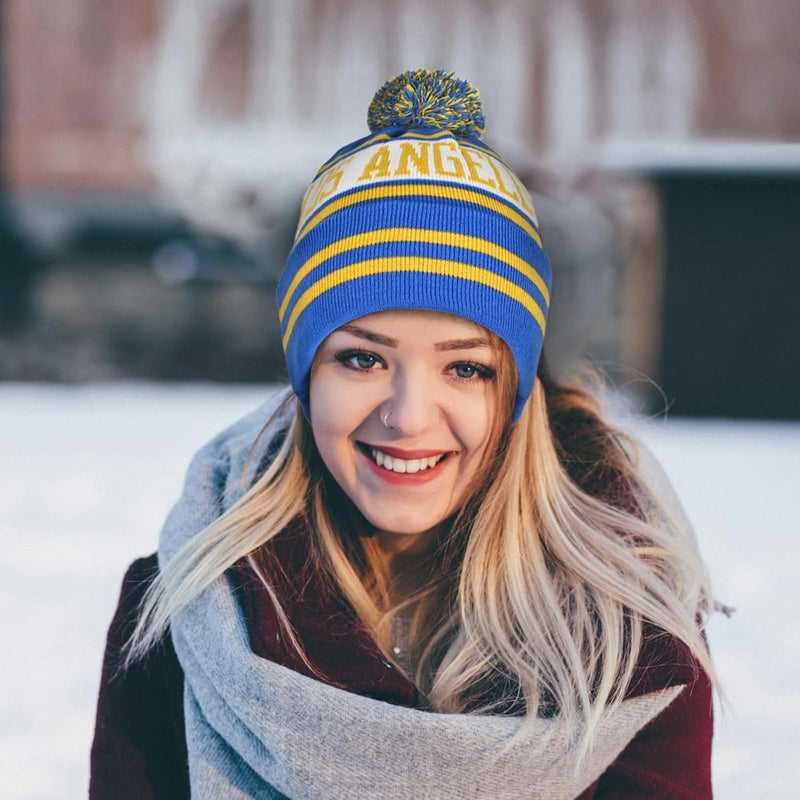 mtstaowe Vintage Classic Skull Cap Beanie Hat Cuffed Winter Hat Knit Comes with Warm Gloves Gifts for Men Women Fans - Image 5